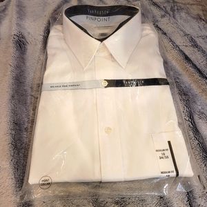 Van Heusen White Dress Shirt Wrinkle Free